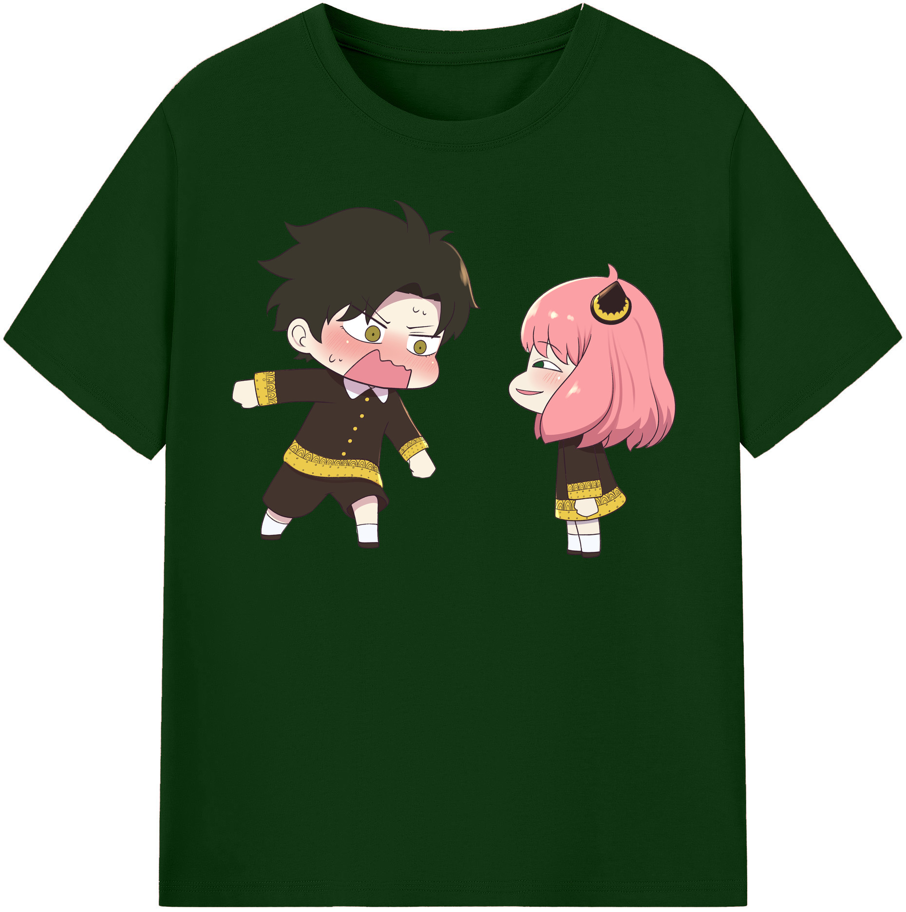 （画像用） SPY×FAMILY间谍家家酒 綿100％半袖Tシャツ（フロントプリント）
